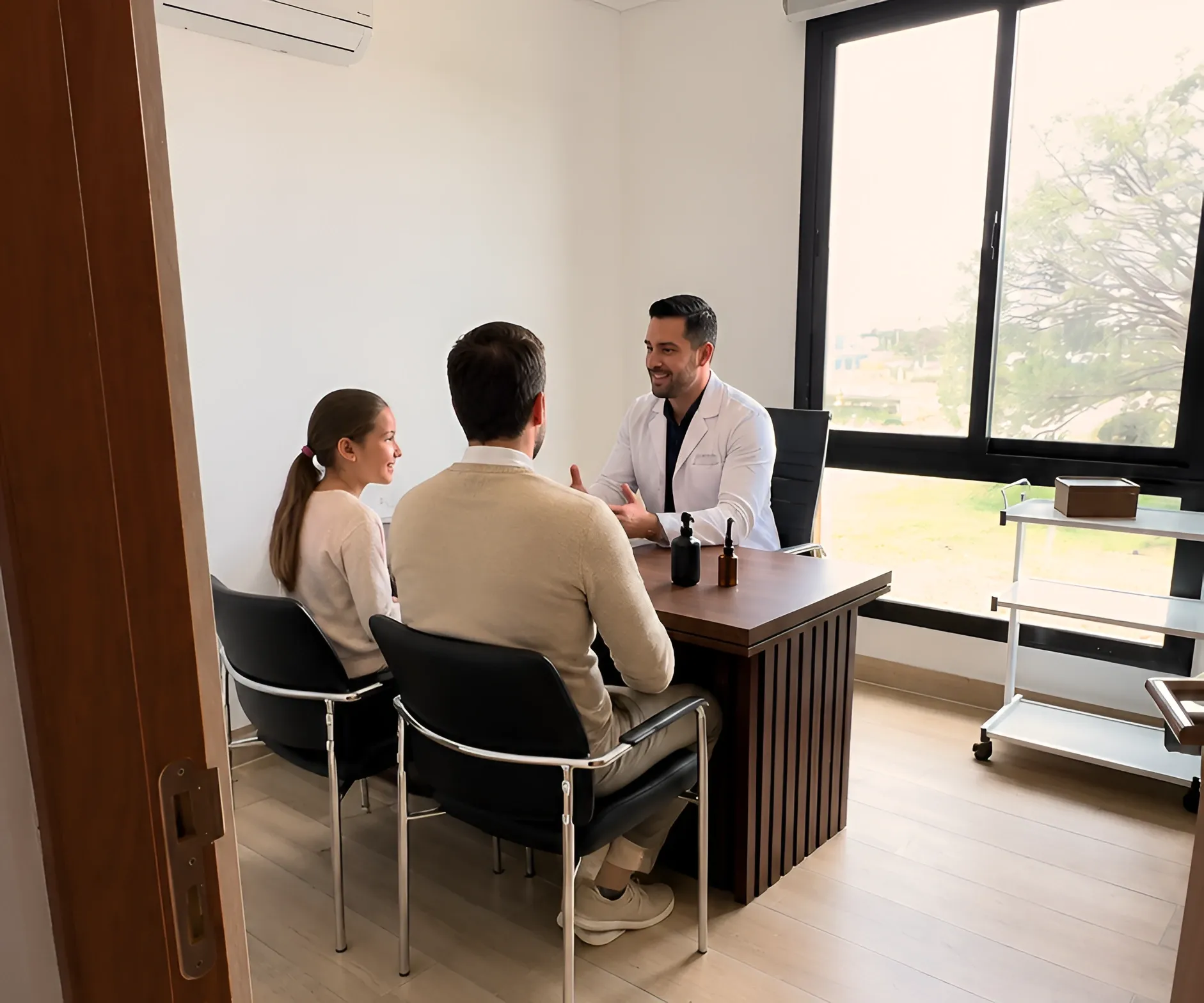 Espacios institucionales de Ciudad Oeste Centro Médico.