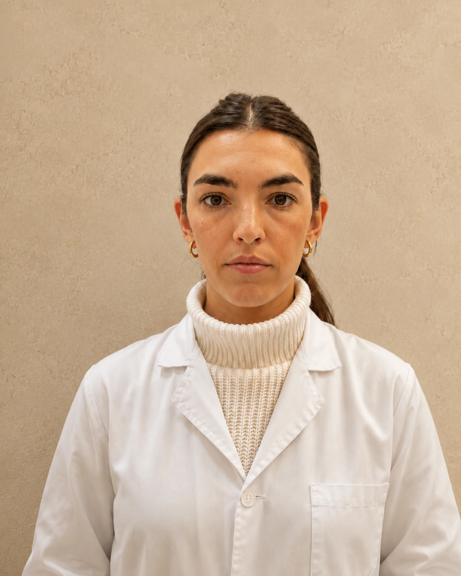 Retrato de Dra. Justina Casas, otorrinolaringología.